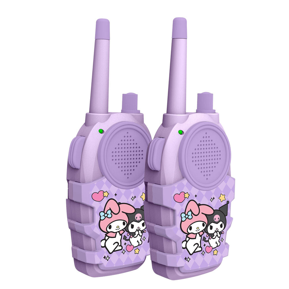 Set de dos walkie talkies lilas de Kuromi y Hello Kitty - 2