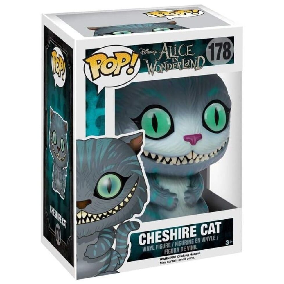 Figura Funko POP! de Cheshire Cat con ojos verdes y sonrisa - 3
