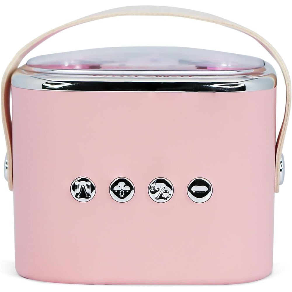 Altavoz karaoke LED rosa de Hello Kitty con micrófono inalámbrico - 5