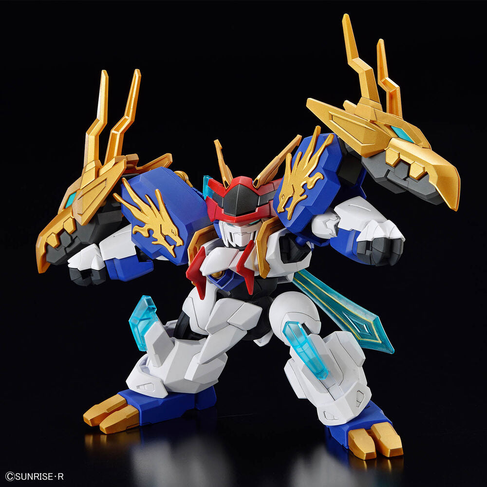 Maqueta Ryuohmaru de Mashin Hero Wataru en blanco, azul, rojo y dorado - 3