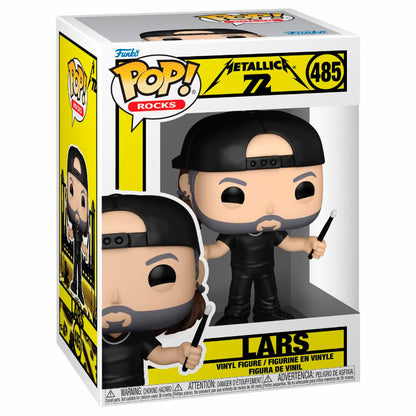 Figura Funko POP! Metallica 72 Lars con gorra y baquetas - 2