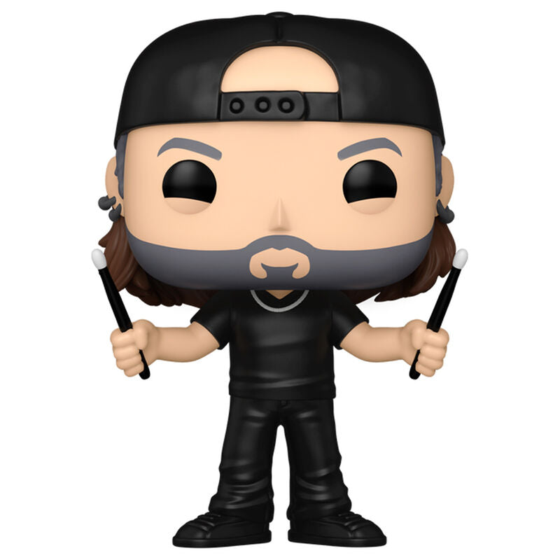 Figura Funko POP! Metallica 72 Lars con gorra y baquetas