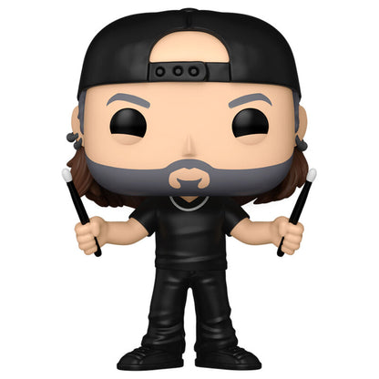 Figura Funko POP! Metallica 72 Lars con gorra y baquetas