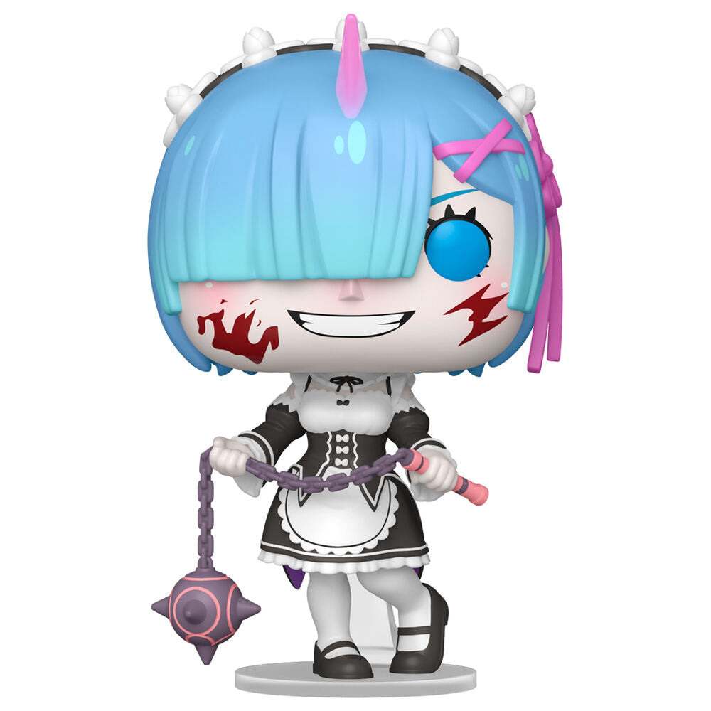 Figura Funko POP! de Rem de Re:Zero en caja, con versión Chase - 5