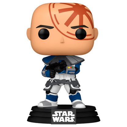 Figura Funko POP de Arc Trooper Jesse con armadura azul y blanca