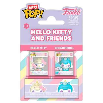 Blíster FUNKO Bitty POP! con figuras de Hello Kitty y Cinnamoroll