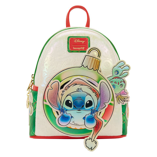 Mochila Loungefly Disney Stitch Holiday con diseño festivo - 2
