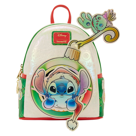 Mochila Loungefly Disney Stitch Holiday con diseño festivo - 3