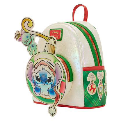 Mochila Loungefly Disney Stitch Holiday con diseño festivo - 4
