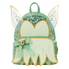 Mochila Loungefly de Campanilla Disney con lentejuelas verdes y alas