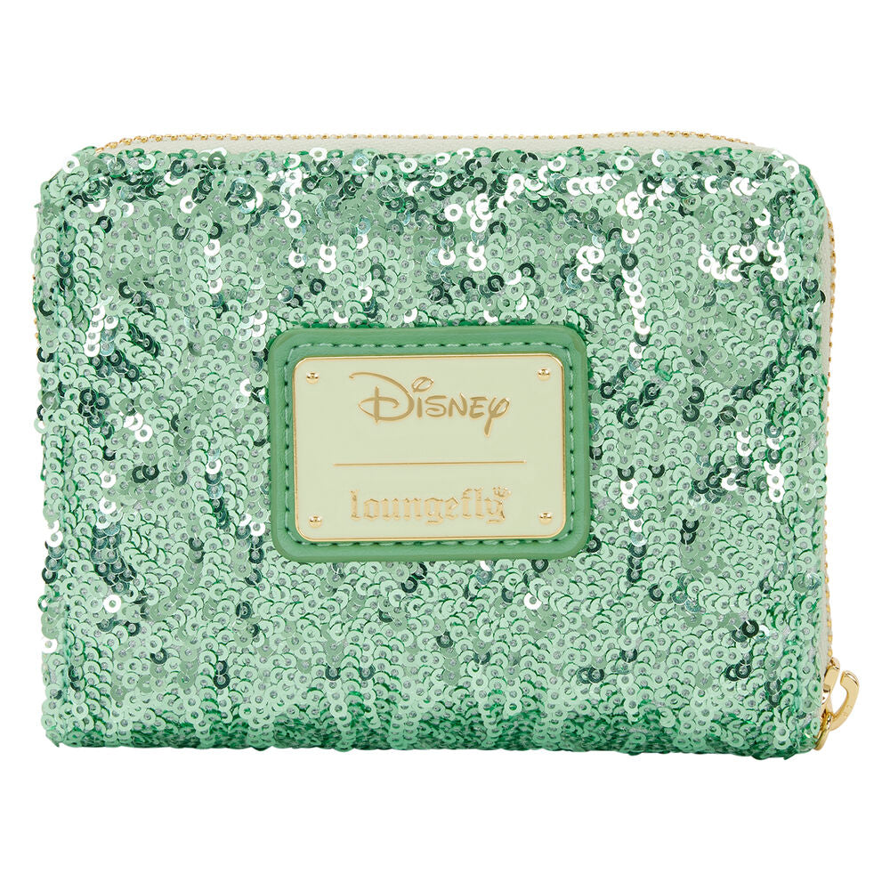 Cartera verde de Campanilla Peter Pan Disney Loungefly con lentejuelas - 4