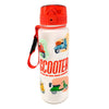 Botella Scooter PUCKATOR de 600 ml con tapa roja y correa