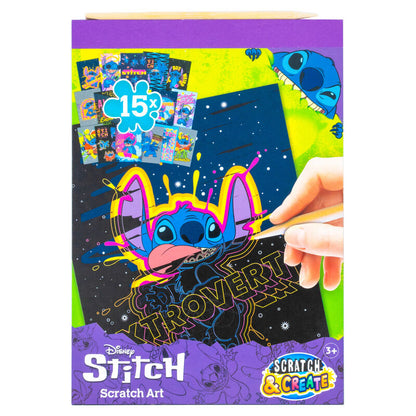 Set Scratch Art de Stitch Disney CANENCO