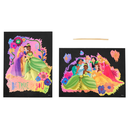 Set Scratch Art de Princesas Disney con 2 pósteres - 2