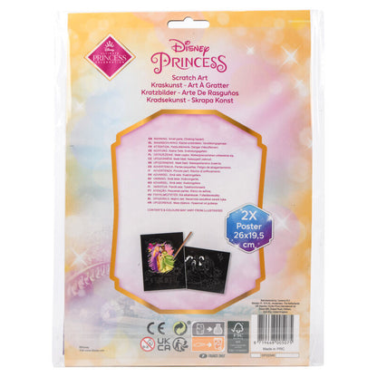 Set Scratch Art de Princesas Disney con 2 pósteres - 4