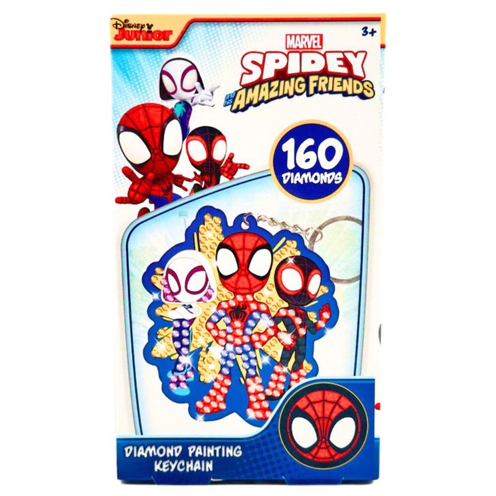Llavero Diamond Painting de Spidey y sus amigos Marvel