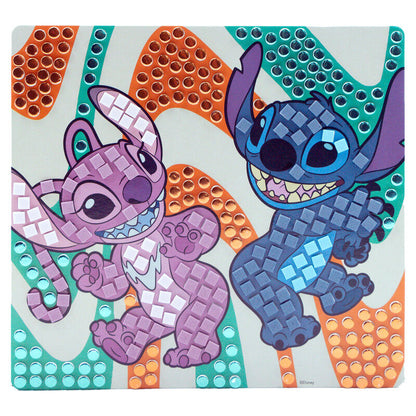 Set de mosaico de goma EVA Stitch Disney con tres tarjetas - 3