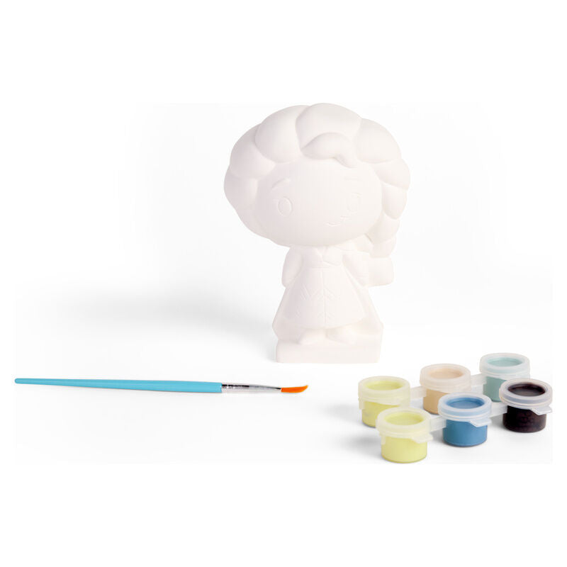 Figura de yeso Frozen Disney para pintar con pinturas y pincel - 2