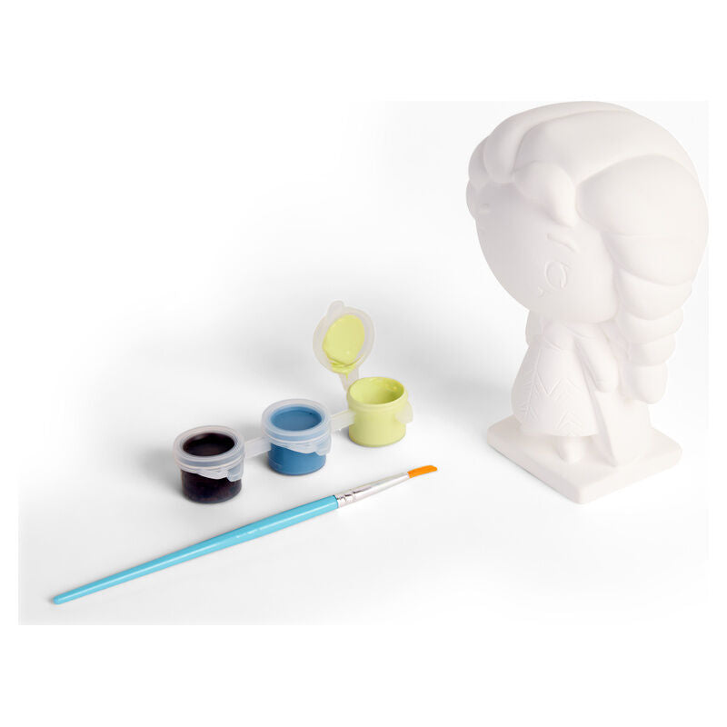 Figura de yeso Frozen Disney para pintar con pinturas y pincel - 3