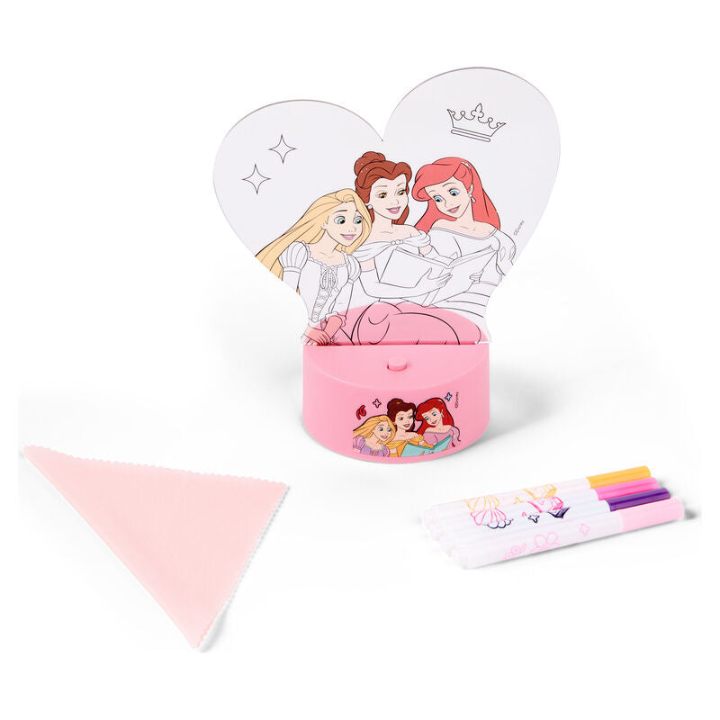 Figura para pintar con luz LED de Princesas Disney - 2