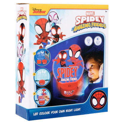 Luz LED para pintar de Spidey y sus amigos Marvel