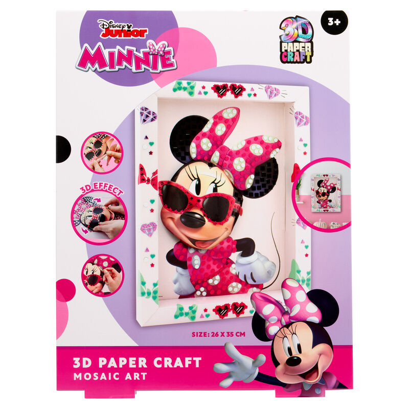 Set de mosaico de papel 3D de Minnie Disney Junior