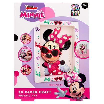 Set de mosaico de papel 3D de Minnie Disney Junior
