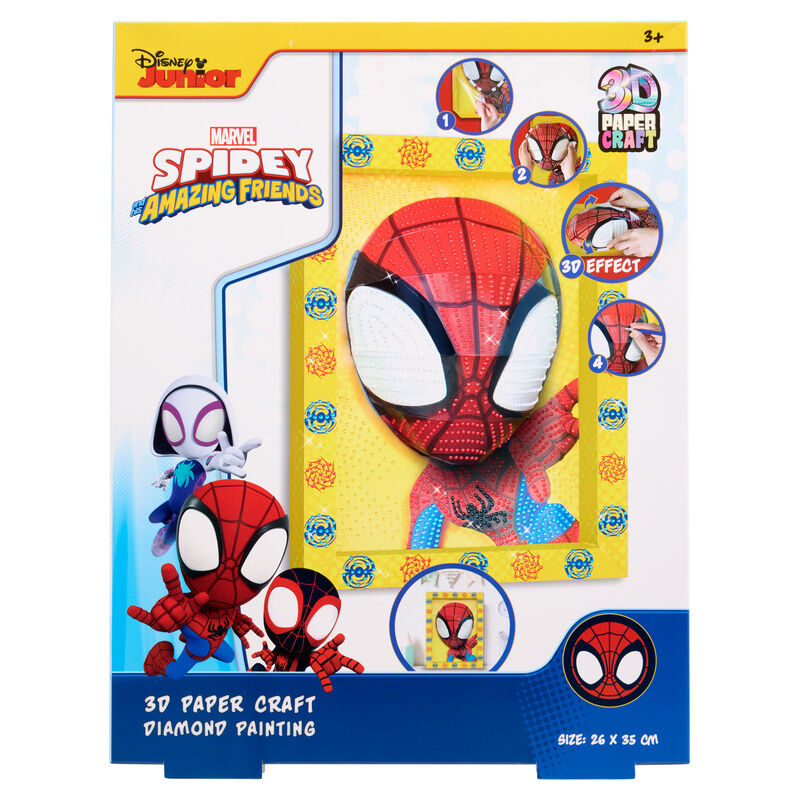 Mosaico de diamantes 3D de Spider-Man Marvel