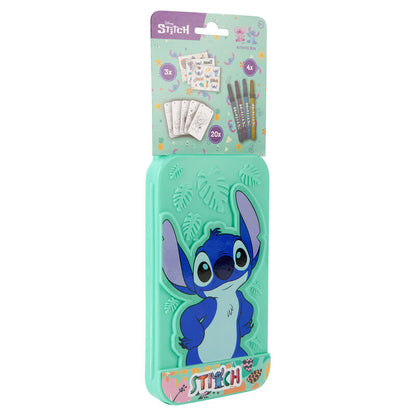 Portatodo de actividades Stitch Disney en color turquesa