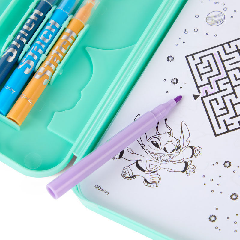 Portatodo de actividades Stitch Disney en color turquesa - 4