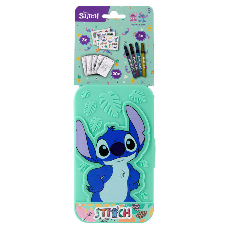Portatodo de actividades Stitch Disney en color turquesa - 5