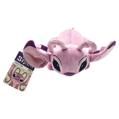 Portatodo de peluche Stitch Disney surtido en azul y rosa - 3
