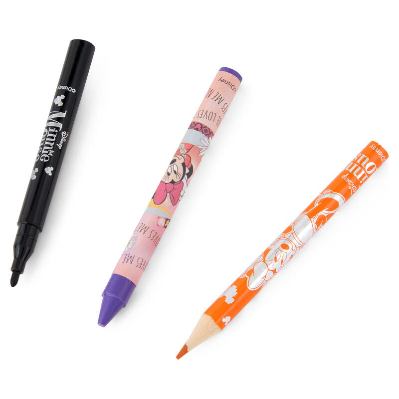 Set de actividades 5 en 1 Minnie Disney con materiales de dibujo y color - 3