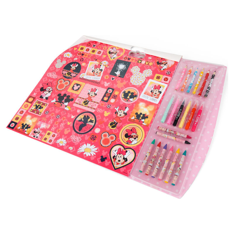 Set de actividades 5 en 1 Minnie Disney con materiales de dibujo y color - 2