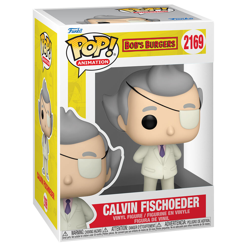 Figura Funko POP! de Calvin Fischo con traje y parche - 2