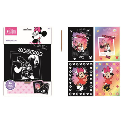 Set Scratch Art de Minnie Mouse Disney con dos pósteres - 2