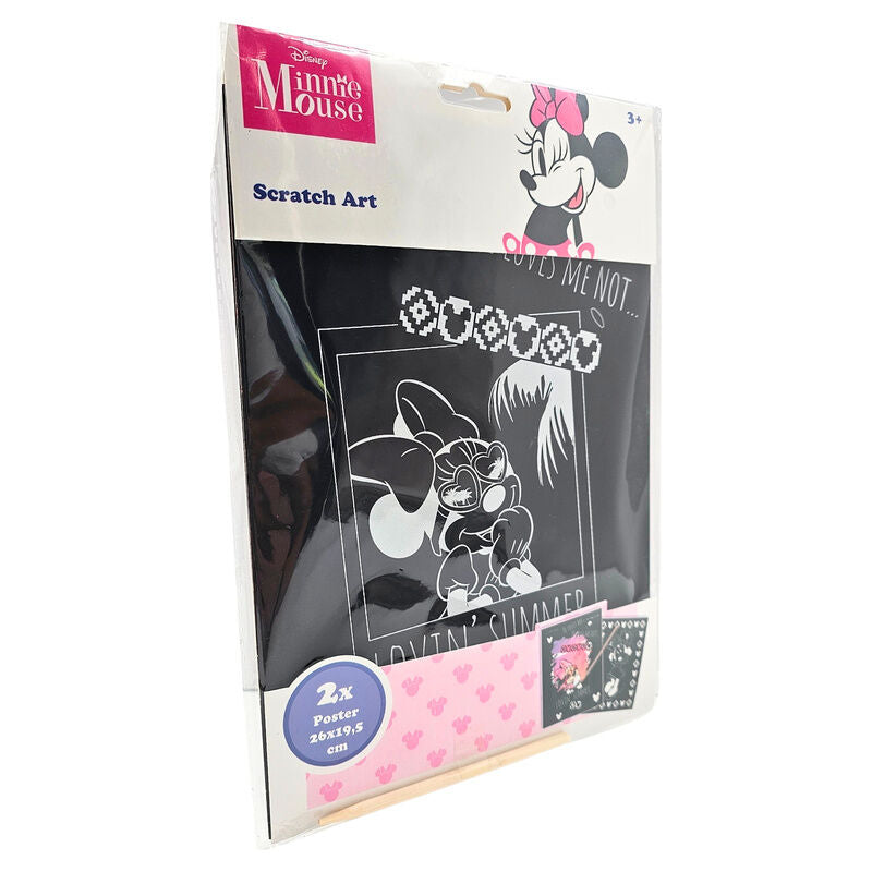 Set Scratch Art de Minnie Mouse Disney con dos pósteres - 3