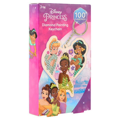 Llavero de pintura con diamantes de Princesas Disney