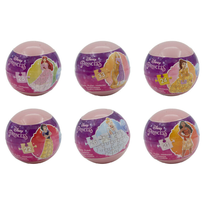 Bolas sorpresa con puzzles de Princesas Disney surtidos - 2
