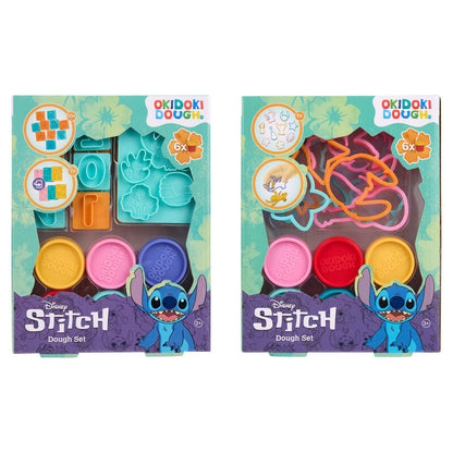 Blíster de plastilina Stitch Disney con seis mini botes y moldes
