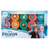 Blíster Frozen Disney con 15 sellos de Anna, Elsa, Olaf y copos de nieve