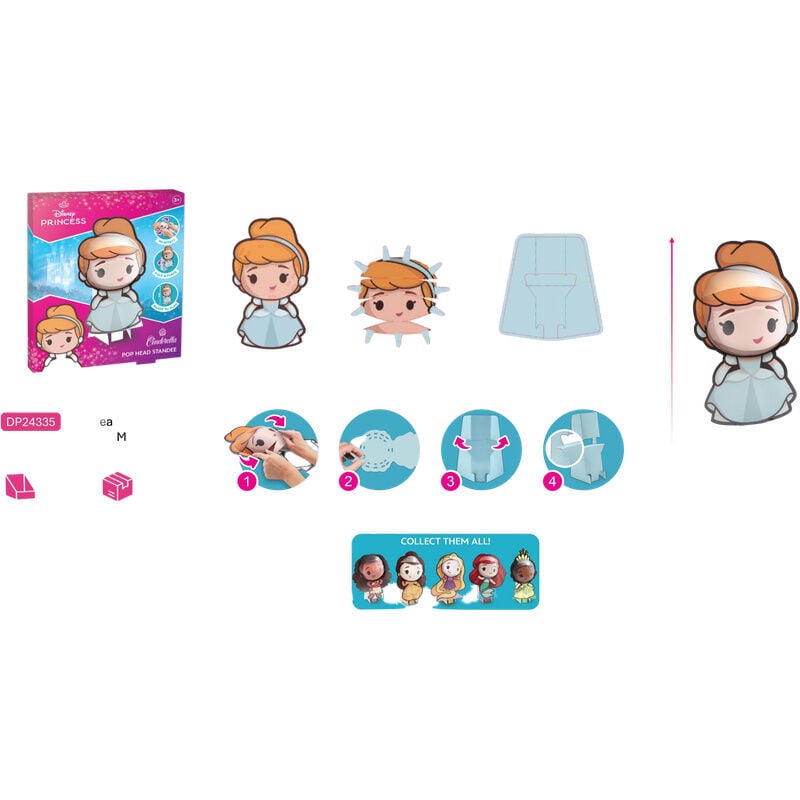 Figura 3D Disney Princesas surtida de 20 cm - 4