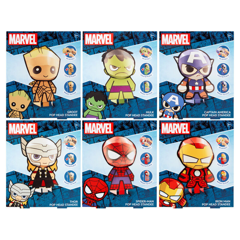 Figura 3D Marvel de 20 cm surtida
