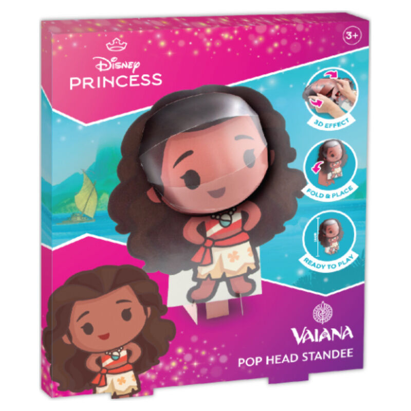 Figura 3D Disney Princesas de 30 cm en envase rosa - 5