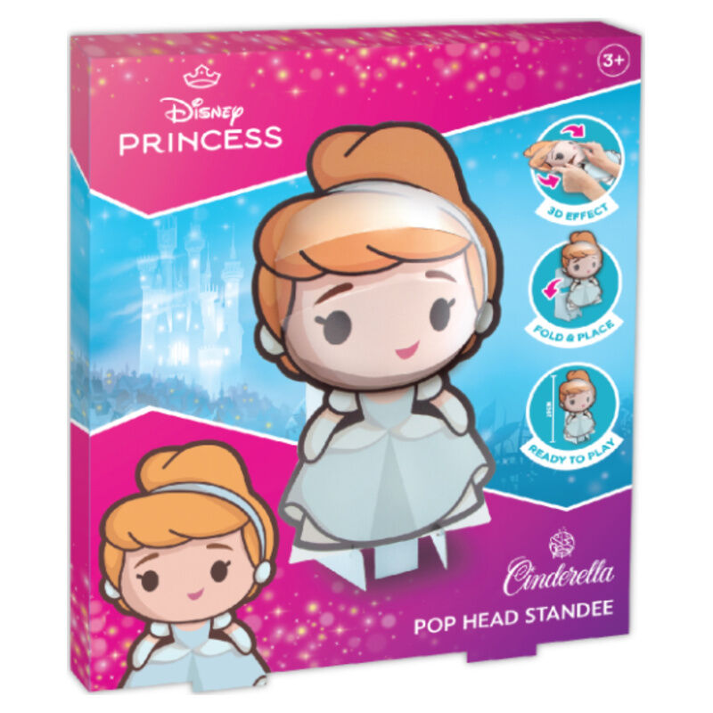 Figura 3D Disney Princesas de 30 cm en envase rosa - 9
