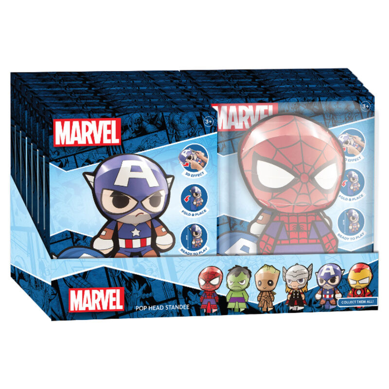 Figura 3D Marvel de 30 cm surtida con personajes de superhéroes - 2