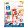 Libro de actividades borrables de Spider-Man Marvel con cinco rotuladores