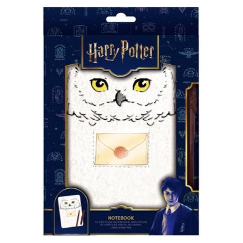 Cuaderno A5 Harry Potter con bolígrafo y diseño de Hedwig