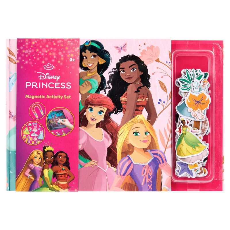 Libro magnético de actividades Princesas Disney con pegatinas magnéticas