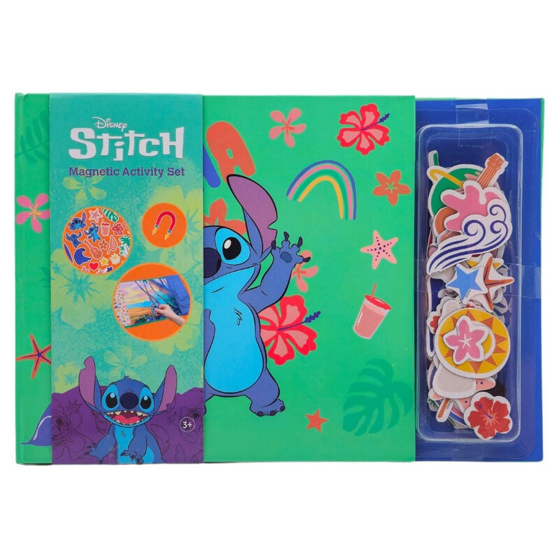 Libro magnético de actividades Stitch Disney con pegatinas magnéticas